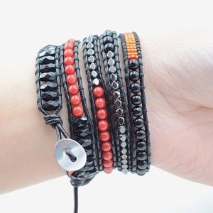 Women’s Leather Wrap Bracelet